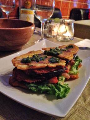 Eggplant Jibarito Sandwich